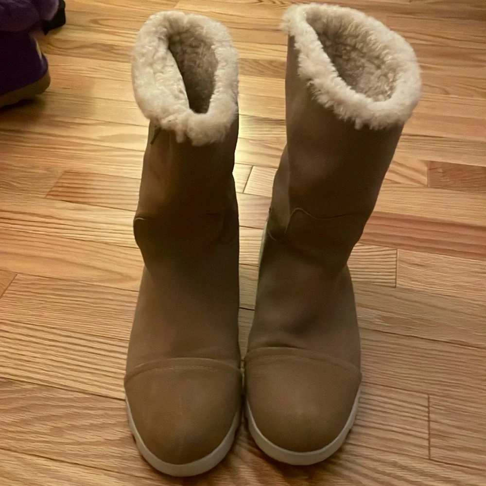 Sam Edelman Tan Kaylie Winter Boots